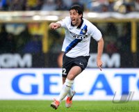 FUSSBALL SERIE A:  Jubel Diego Milito (Inter Mailand)