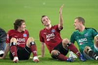 Fussball 1. Bundesliga: Schalke - Hamburg, Jubel HAMBURG