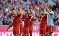 Fussball  1. Bundesliga  13/14: Schlussjubel FC Bayern Muenchen