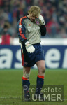 FUSSBALL CHL  Enttaeuschter FCB Torwart Oliver Kahn