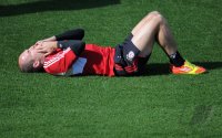 Fussball 1. Bundesliga 11/12: FC Bayern Muenchen Training in Doha