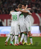 Fussball 1. Bundesliga 13/14: JUBEL SV Werder Bremen