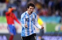 Fussball Nationalmannschaft : JUBEL Lionel Messi (ARG)
