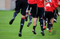 Fussball 1. Bundesliga: Training beim FC Bayern Muenchen