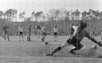 Fussball DFB Pokalfinale Saison 1973/1974:  Elfmetertor Kalb