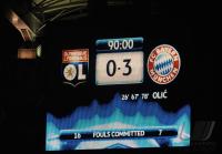 FUSSBALL  International CHL 2009/2010: Ergebnis auf der Anzeigentafel