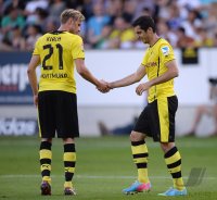 FUSSBALL 1. Bundesliga 13/14: Henrikh Mkhitaryan (Borussia Dortmund) verletzt