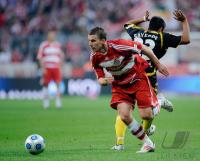 Fussball 1. Bundesliga 2008/2009  FC Bayern Muenchen - Bayer Leverkusen