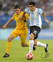 FUSSBALL  Olympia 2008  Peking  Vorrunde Argentinien - Australien