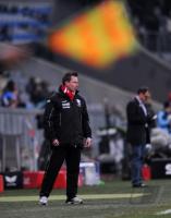 2. Fussball Bundesliga : Trainer Christian Hock (RWA)