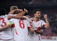 FUSSBALL  UEFA Europa League  10/11:  JUBEL Zdravko Kuzmanovic  (VfB Stuttgart)