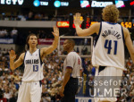 Basketball NBA  Mavericks  vs. Lakers  Nash und Nowitzki