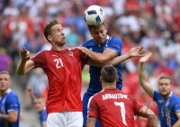 Fussball International Europameisterschaft 2016: Island - Oesterreich