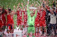 Fussball 1. Bundesliga 25/26: FC Bayern Muenchen 35. Deutschen Meisterschaft