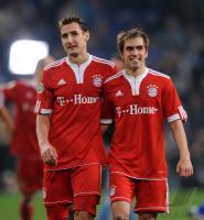 FUSSBALL, DFB Pokal Halbfinale: Miroslav Klose, Philipp Lahm  (v. li., FCB)