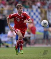 FUSSBALL 1. Bundesliga 13/14: Thomas Mueller (FC Bayern Muenchen)