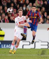 FUSSBALL  International CHL 09/10 : VfB Stuttgart -  FC Barcelona