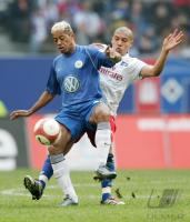 Fussball, 1. Bundesliga: Hamburg - Wolfsburg