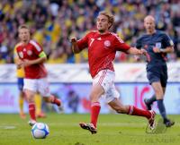 Fussball WM-Qualifikation: Jakob Poulsen ((Daenemark)
