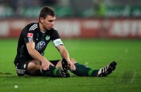Fussball: 1. Bundesliga Saison 2010/2011: Wolfsburg, DZEKO