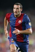 Fussball, Primera Division, Barcelona: INIESTA