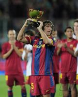 FUSSBALL International :  FC Barcelona wir als  spanischer Meister geehrt 09/10