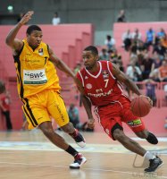 Basketball 1. Bundesliga 2012/2013 Testspiel:  Walter Tigers Tuebingen - FC Bayern Muenchen