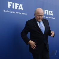 FIFA Round Table Discussion Palestine / Israel: FIFA Praesident Joseph S. Blatter (Schweiz)