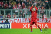 Fussball CHL Saison 2011/2012: Franck Ribery (FC Bayern Muenchen)