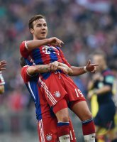 Fussball 1. Bundesliga Saison 14/15: FC Bayern Muenchen - TSG 1899 Hoffenheim