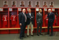 FUSSBALL 1. Bundesliga 2013/2014: FC Bayern Muenchen praesentiert den neuen Cheftrainer Josep Guardiola