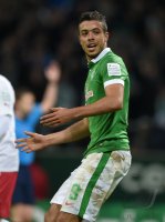 Fussball, 1. Bundesliga  Saison 2014/2015: SV Werder Bremen - VfB Stuttgart