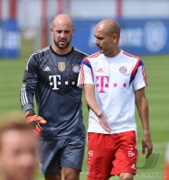 Fussball 1. Bundesliga 2014/2015: Fototermin beim FC Bayern Muenchen