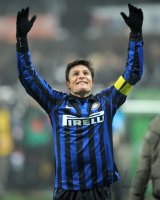 FUSSBALL International SERIE A 2011/2012:  JUBEL Javier Zanetti (Inter Mailand)