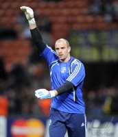 FUSSBALL CHL  Saison 10/11:  Torwart Mathias Schober (FC Schalke 04)