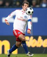 Fussball 1. Bundesliga: Hamburg, VAN DER VAART Einzelaktion