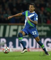 Fussball, 1. Bundesliga  Saison 2014/2015: SV Werder Bremen - VfL Wolfsburg
