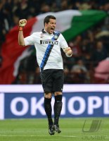 FUSSBALL International SERIE A 2011/2012:  JUBEL Torwart Julio Cesar (Inter Mailand)
