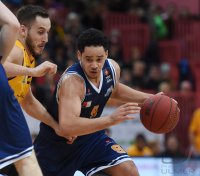 Basketball 1. Bundesliga 14/15 Hauptrunde:  Walter Tigers Tuebingen - Eisbaeren Bremerhaven