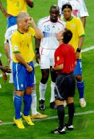 Fussball WM 2006: Brasilien - Frankreich