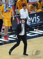 Basketball 1. Bundesliga 14/15 Hauptrunde:  Walter Tigers Tuebingen - Eisbaeren Bremerhaven