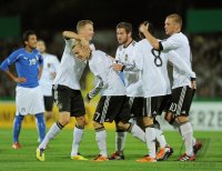 Fussball International  U 20 Laenderspiel:  JUBEL Deutschland