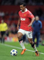 Fussball CHL  Saison 2010/2011:  Nani  (Manchester United FC)