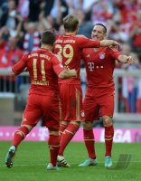 Fussball 1. Bundesliga, Saison 2012/2013:  FC Bayern Muenchen - TSG Hoffenheim