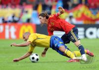 FUSSBALL EURO 2008: Schweden - Spanien