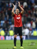 FUSSBALL INTERNATIONAL CHL ACHTELFINALE 12/13:  Rio Ferdinand (Manchester United FC)