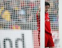 Fussball 1. Bundesliga: Bremen - Bayern, HARGREAVES enttaeuscht