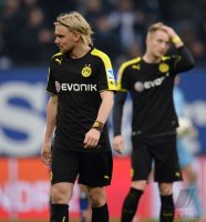 Fussball, 1. Bundesliga  Saison 2013/2014: Hamburger SV - Borussia Dortmund