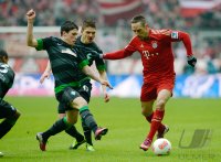 Fussball 1. Bundesliga Saison 12/13: FC Bayern Muenchen - SV Werder Bremen