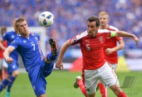 Fussball International Europameisterschaft 2016: Island - Oesterreich